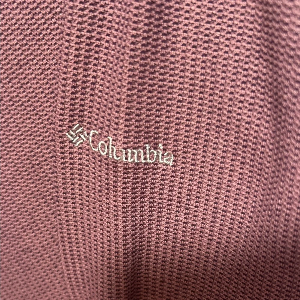 Columbia Mauve Long Sleeve Women's Henley - Picture 4 of 5
